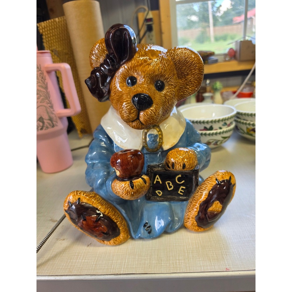 Boyds Collection Ms. Bruin's Cookie Jar Bearware Pottery Works 390000 Limited Ed
